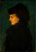 Jean-Jacques Henner Madame Uhring oil painting reproduction